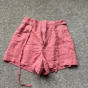 Worn once! Abercrombie & Fitch high waisted shorts
